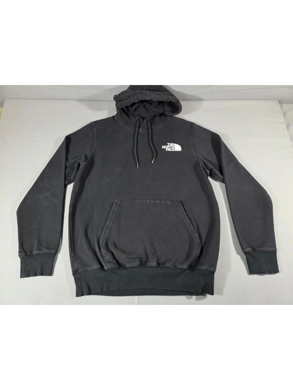 The North Face Hoodie Mens Large Black Logo Pullover Sweatshirt